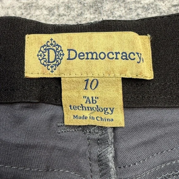 Democracy Ab Technology Jeans Womens 10 Lead Gray Ankle Skinny Stretch 30x29 - Picture 3 of 11